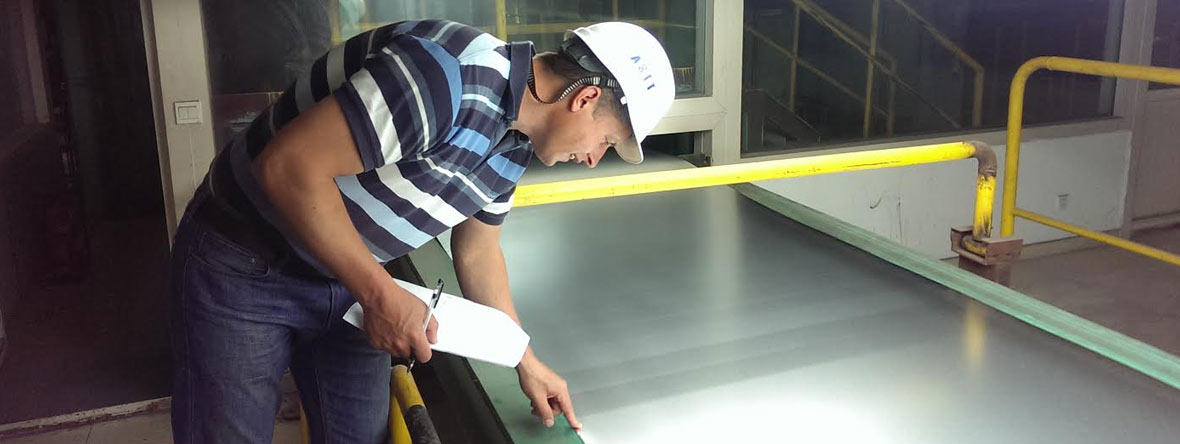 Inspecting a cold rolled metal coil